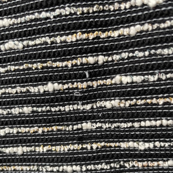 NWT MM Lafleur The Wharton Blazer Jacket Size 12 Yarn Stripe Black Retail $395 - Picture 13 of 13